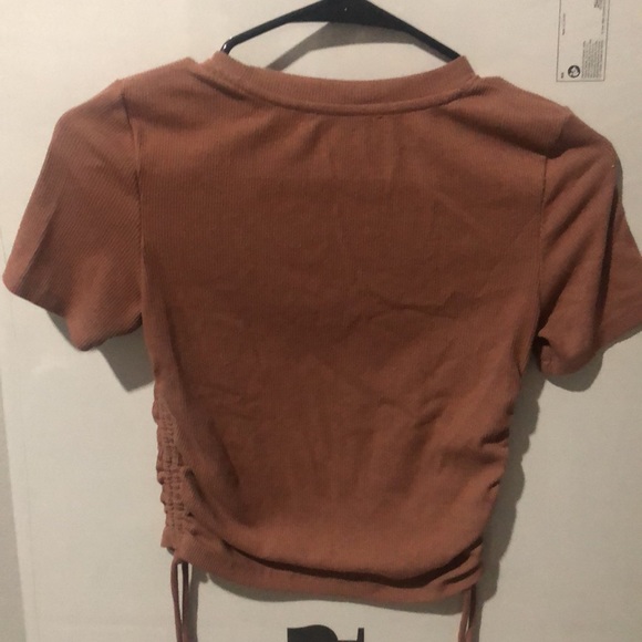 PINK/BROWN( SMALL) ZARA SHIRT - Picture 2 of 2